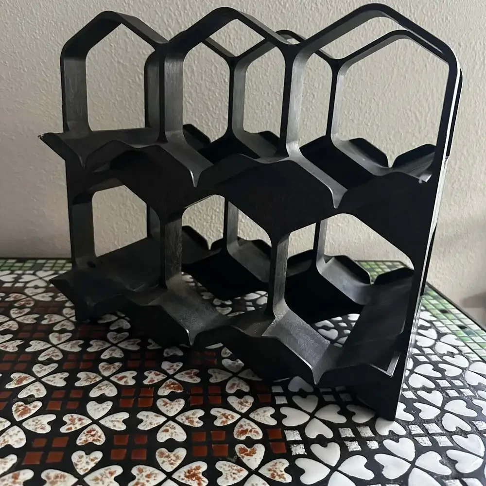 Vintage Ornapress Modular Plastic 6 Bottle Wine Rack Switzerland